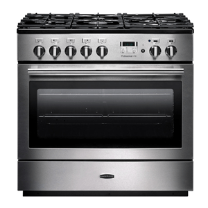 Rangemaster PROP90FXDFFSS/C Professional Plus FX 90cm Dual Fuel Range Cooker - Stainless Steel