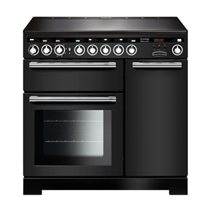 Rangemaster EDL90EICB/C Elan Deluxe 90cm Induction Range Cooker - Charcoal Black