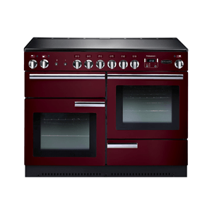 Rangemaster PROP110ECCY/C Professional Plus 110cm Ceramic Range Cooker - Cranberry
