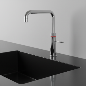 Quooker Fusion 3FSCHR PRO3 Square Tap – Polished Chrome With 3L Tank