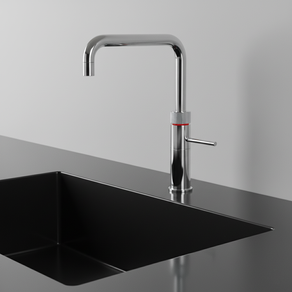 Quooker Fusion 3FSCHR PRO3 Square Tap – Polished Chrome With 3L Tank Quooker Fusion 3FSCHR PRO3 Square Tap – Polished Chrome With 3L Tank