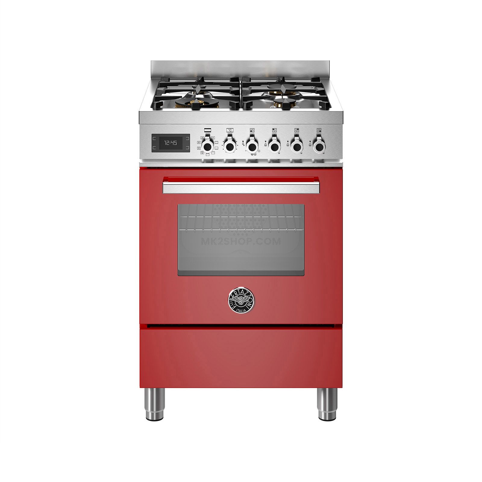 Bertazzoni PRO64L1EROT 60cm Range Cooker Single Oven Dual Fuel Gloss
