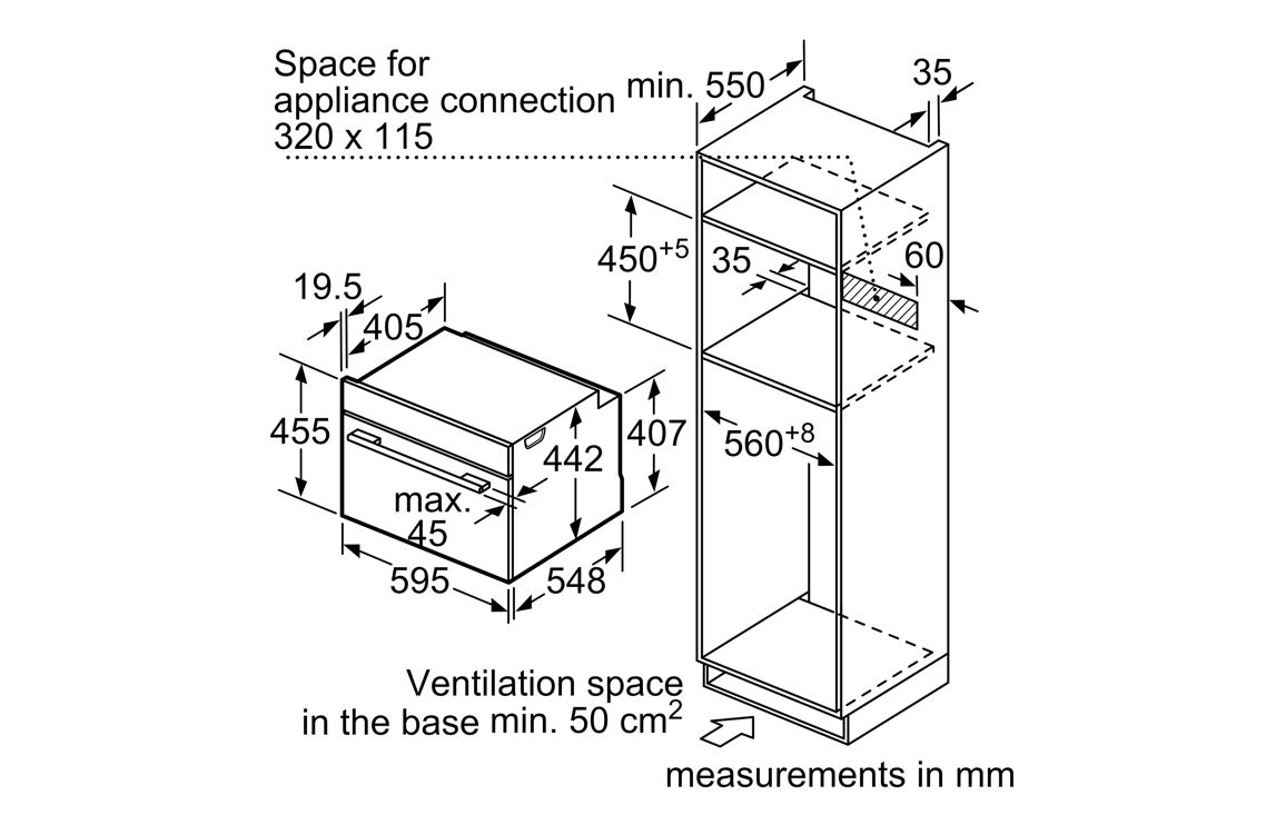 Siemens IQ700 CM633GBS1B Compact Oven & Microwave St/Steel Empire