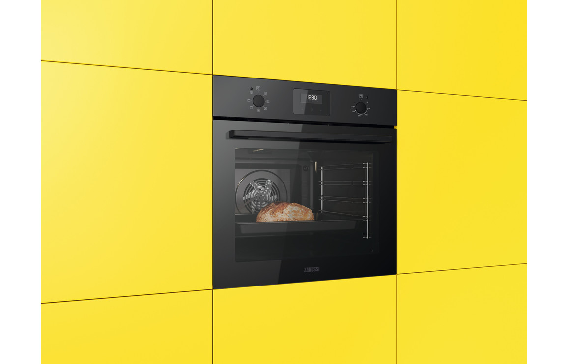 Zanussi ZOHNX3K1 Single Electric Oven Black Empire Electro