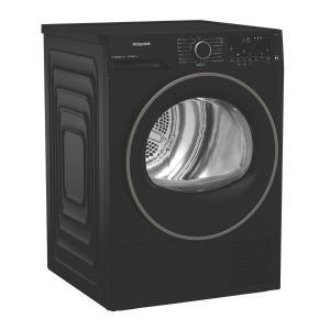 Hotpoint CHD94MBBSUK Freestanding Heat Pump 9kg Tumble Dryer – Black 1