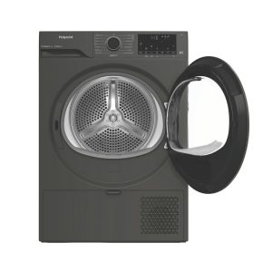 Hotpoint CHD94MGBSUK Freestanding Heat Pump 9kg Tumble Dryer – Graphite Grey 1