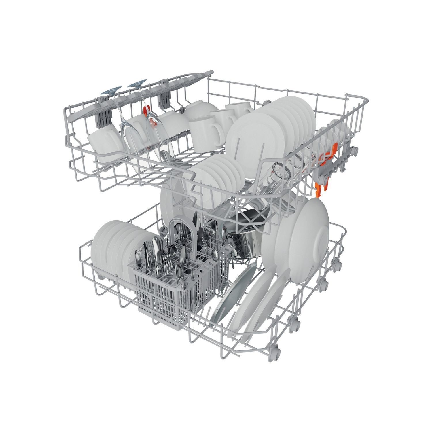 Hotpoint H2FHL626XUK Freestanding 14-Place Dishwasher – Stainless Steel 5