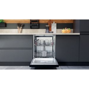 Hotpoint H3BL626BUK Semi-Integrated Dishwasher – 14 Place Settings – Black 1