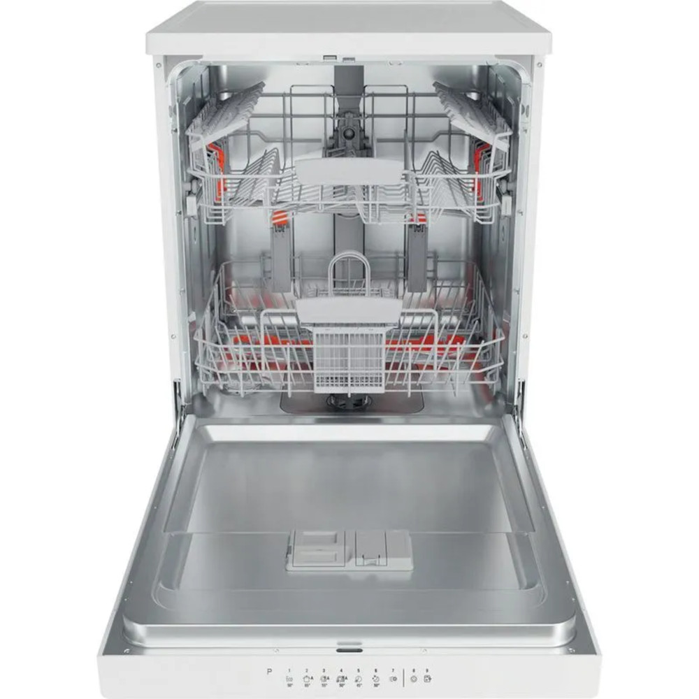 Hotpoint H3FC14BN7AWUK Freestanding Full-Size Dishwasher – White – 14 Place Settings 1