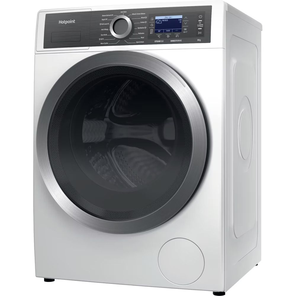 Hotpoint H789GPOWERUK Freestanding Washing Machine 8kg 1400 Spin – White 5