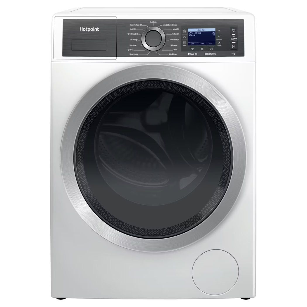 Hotpoint H789GPOWERUK Freestanding Washing Machine 8kg 1400 Spin – White H789GPOWERUK