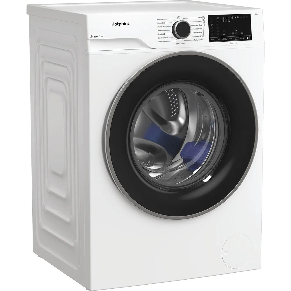 Hotpoint HB103CAREUK 10kg 1400rpm Freestanding Washing Machine – White image 2
