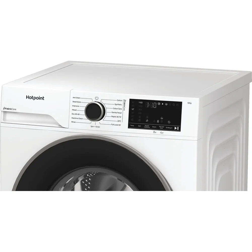 Hotpoint HB103CAREUK 10kg 1400rpm Freestanding Washing Machine – White image 3