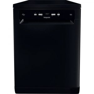 Hotpoint HFC3C26WCBUK Freestanding Dishwasher – Black