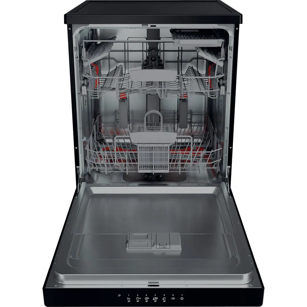 Hotpoint HFC3C26WCBUK Freestanding Dishwasher – Black image 4