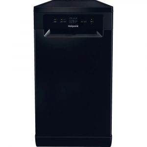 Hotpoint HP2FE10CS90BUK Slimline Freestanding Dishwasher – Black
