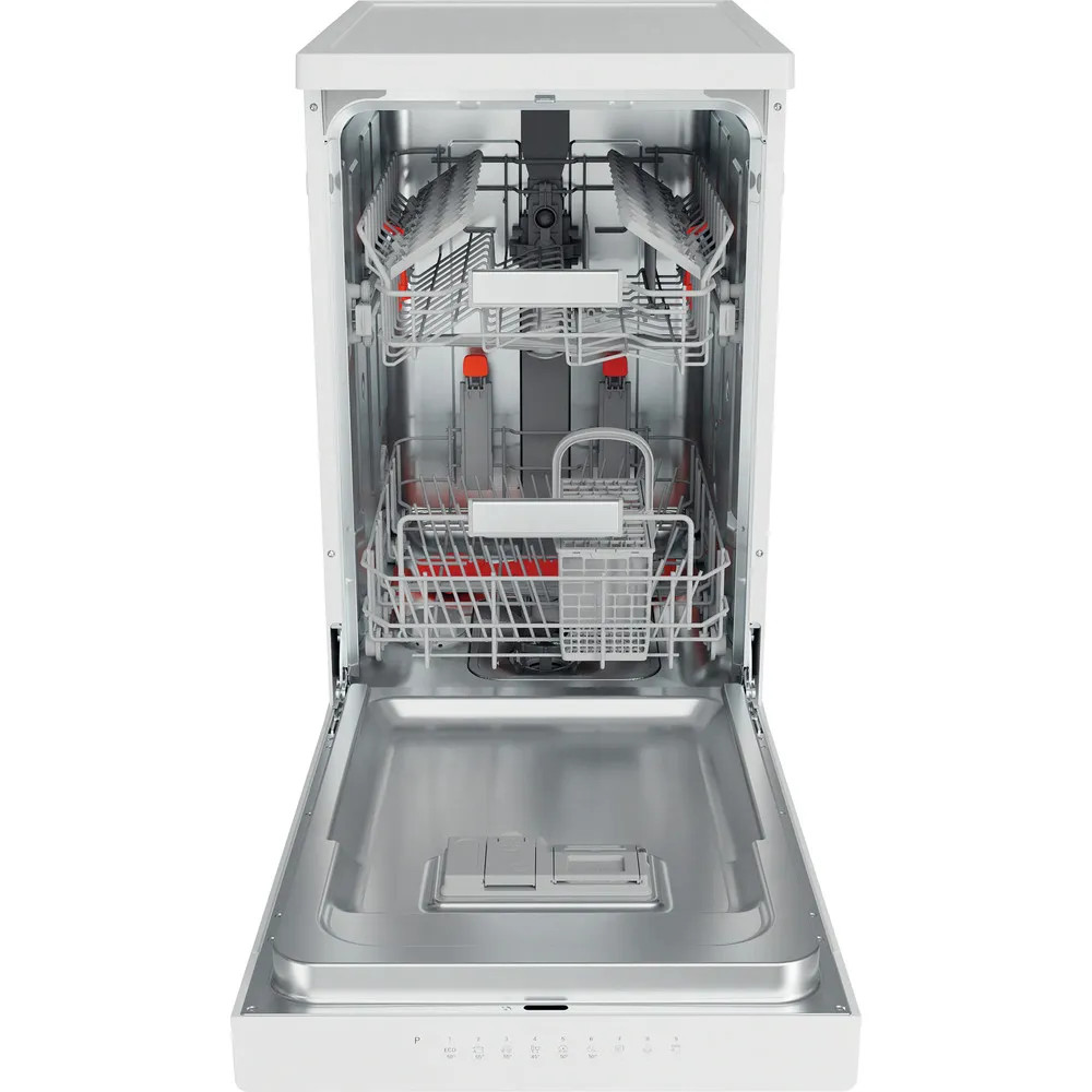 Hotpoint HSFO3T223WUKN Slimline Freestanding Dishwasher – White image 4
