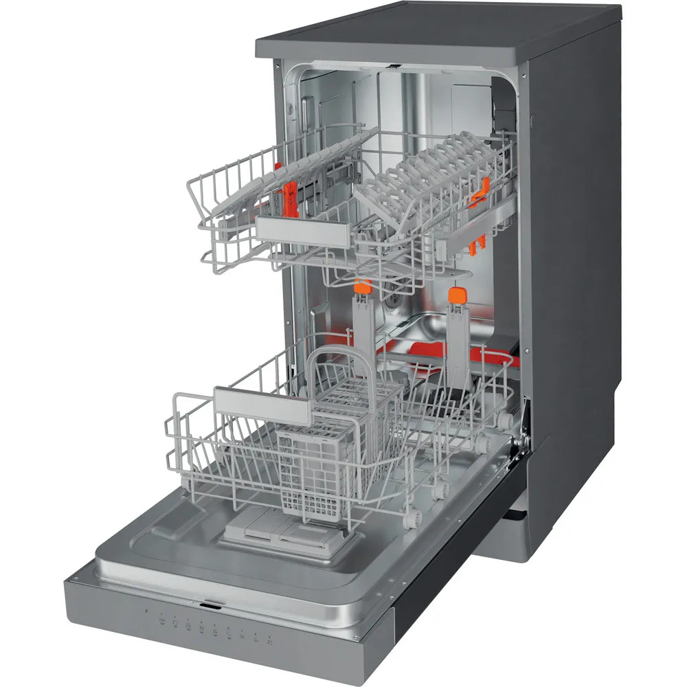 Hotpoint HSFO3T223WXUKN Slimline Freestanding Dishwasher – Stainless Steel image 3