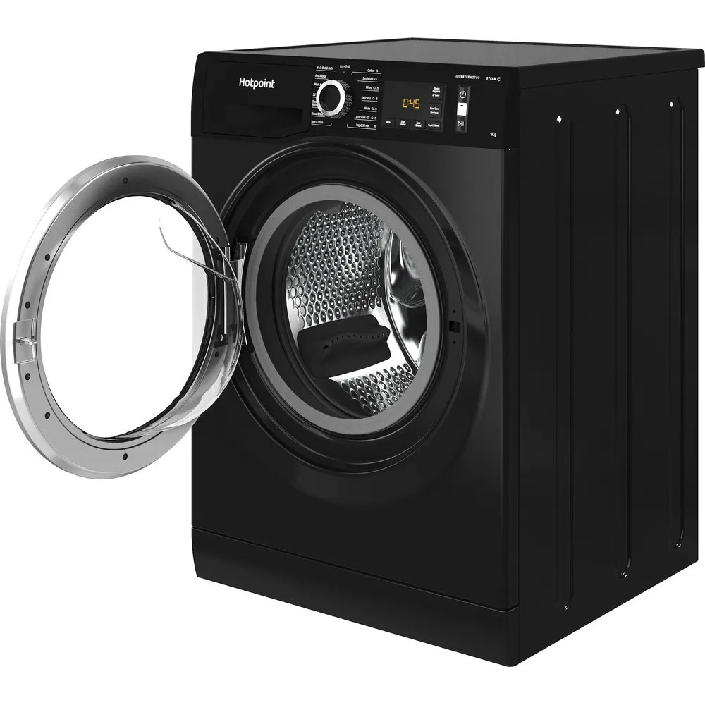 Hotpoint NM11948BCAUK 9kg 1400rpm Freestanding Washing Machine – Black image 3