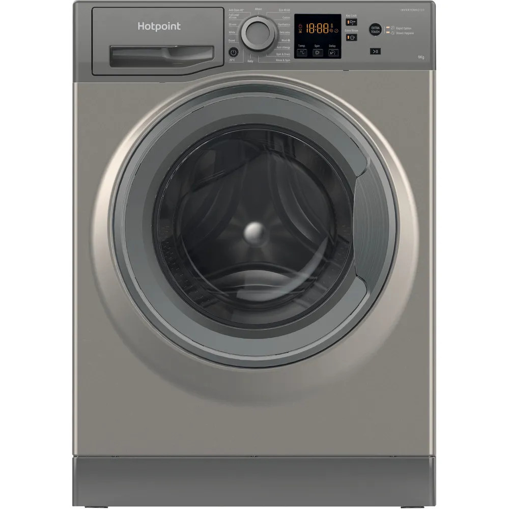Hotpoint NSWF946GGUK 9kg 1400rpm Freestanding Washing Machine – Graphite Hotpoint NSWF946GGUK 9kg 1400rpm Freestanding Washing Machine – Graphite