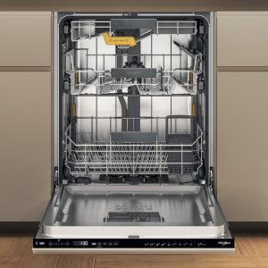 Whirlpool W8IB15M6LUK Fully Integrated Dishwasher – 15 Place Settings – Black 1