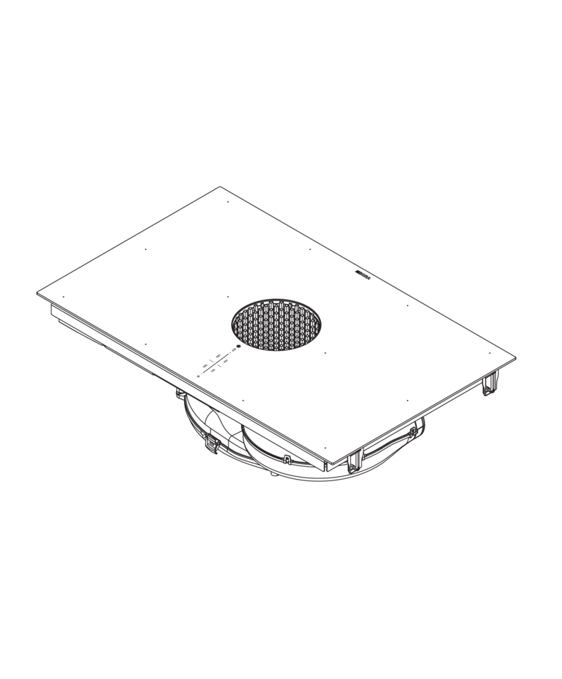 BORA PUXA2 X Pure Surface Induction Cooktop, Integrated Extractor ...