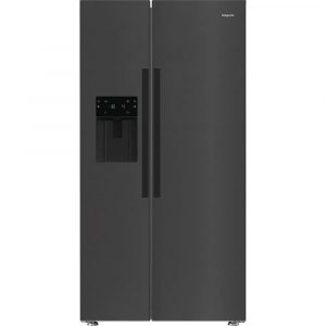 Hotpoint HPG26574WXBR5UK American Fridge Freezer with Water & Ice Dispenser – Dark Inox