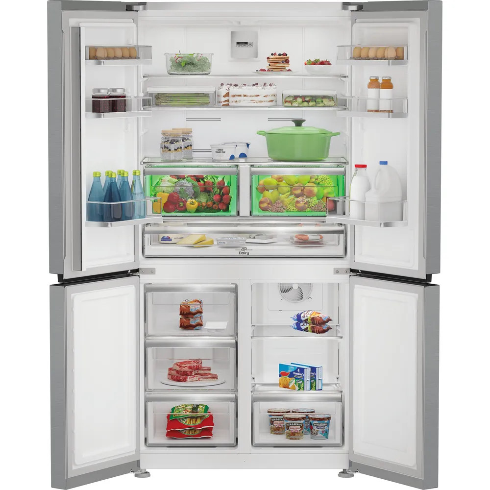 Hotpoint HPGF6544X4UK American Fridge Freezer - Brushed Steel image 4