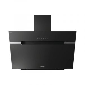 Hotpoint PHVS91FLTDPK 90 cm Angled Chimney Cooker Hood – Black