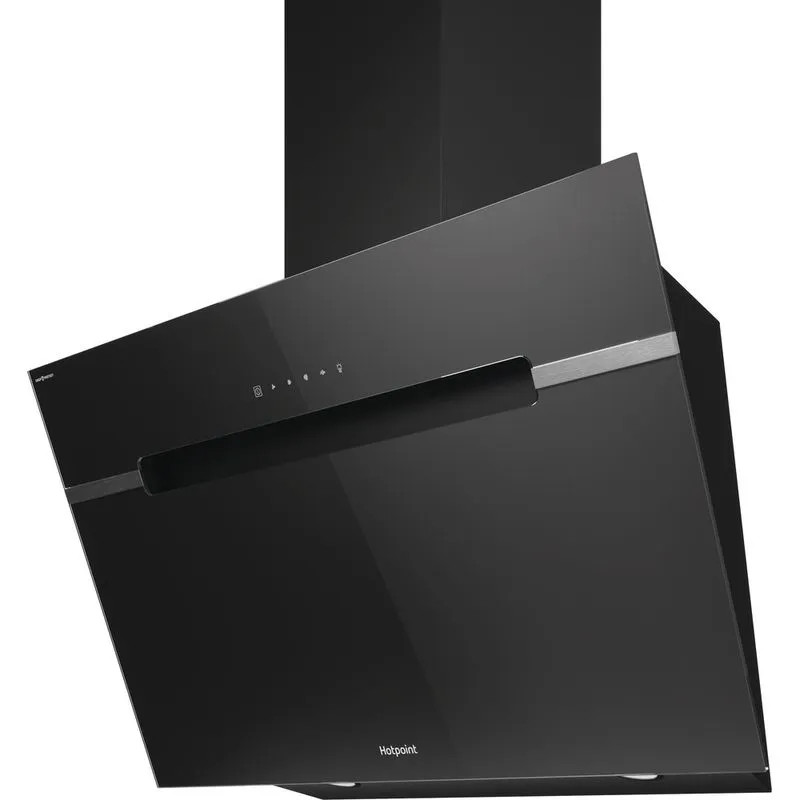 Hotpoint PHVS91FLTDPK 90 cm Angled Chimney Cooker Hood – Black1