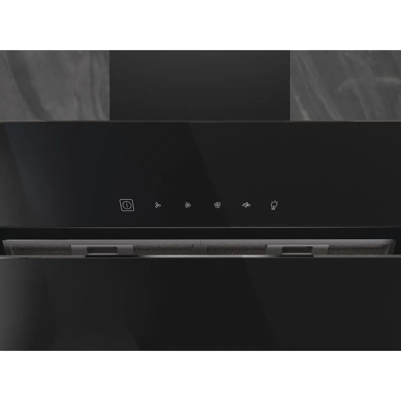 Hotpoint PHVS91FLTDPK 90 cm Angled Chimney Cooker Hood – Black3