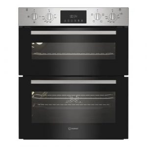 Indesit DUI10DIX Built-Under Electric Double Oven – Stainless Steel