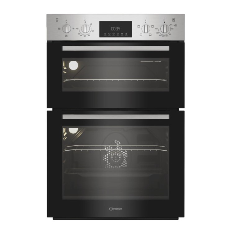 Indesit DUI10DIX Built-Under Electric Double Oven – Stainless Steel Indesit DUI10DIX Built-Under Electric Double Oven – Stainless Steel