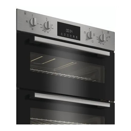Indesit DUI10DIX Built-Under Electric Double Oven – Stainless Steel2
