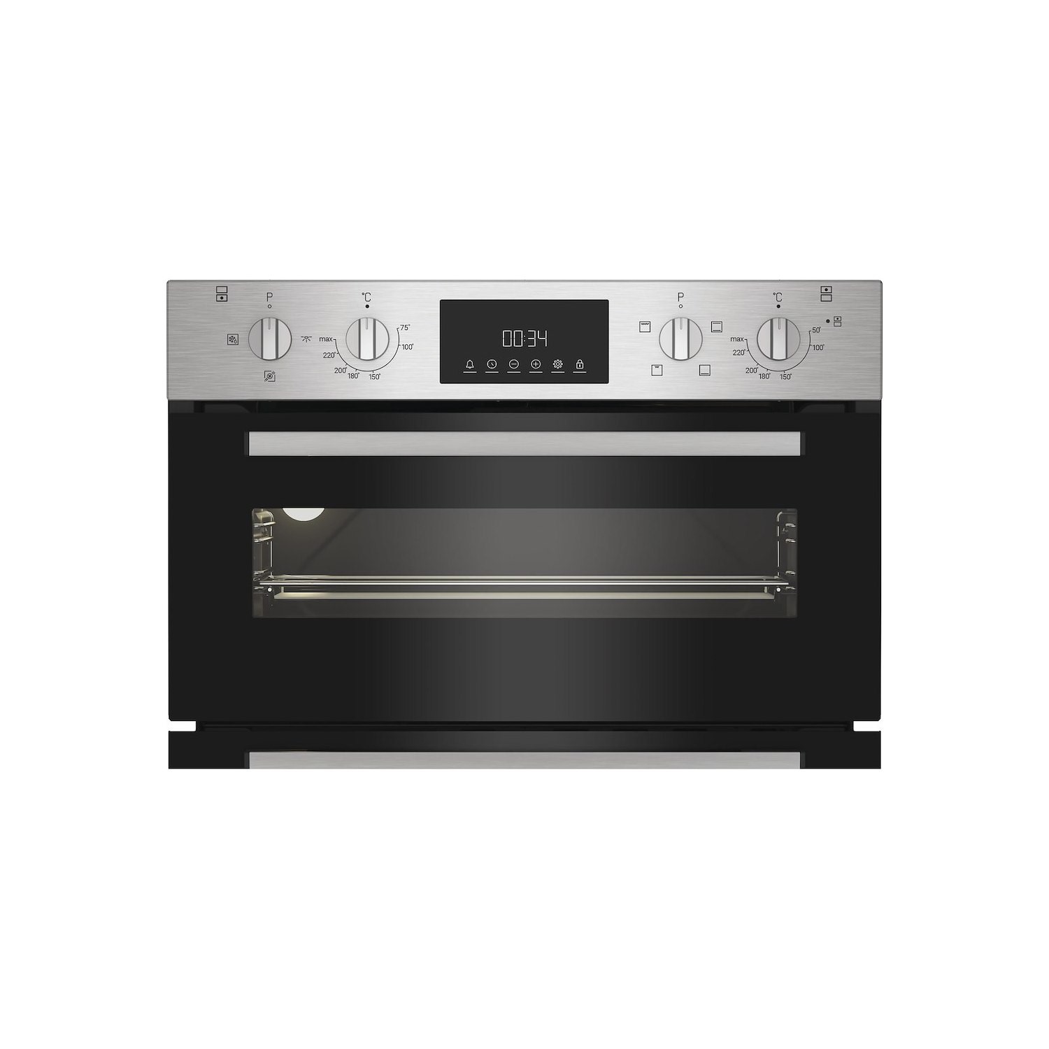 Indesit DUI12DIX Built‑Under Electric Double Oven – Stainless Steel - Image 4