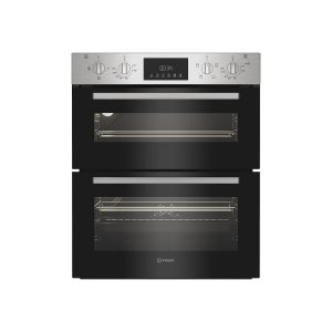 Indesit DUI12DIX Built‑Under Electric Double Oven – Stainless Steel