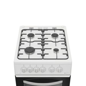 Indesit ITE5VMW 50 cm Electric Cooker with Ceramic Hob – White 1