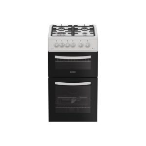 Indesit ITE5VMW 50 cm Electric Cooker with Ceramic Hob – White