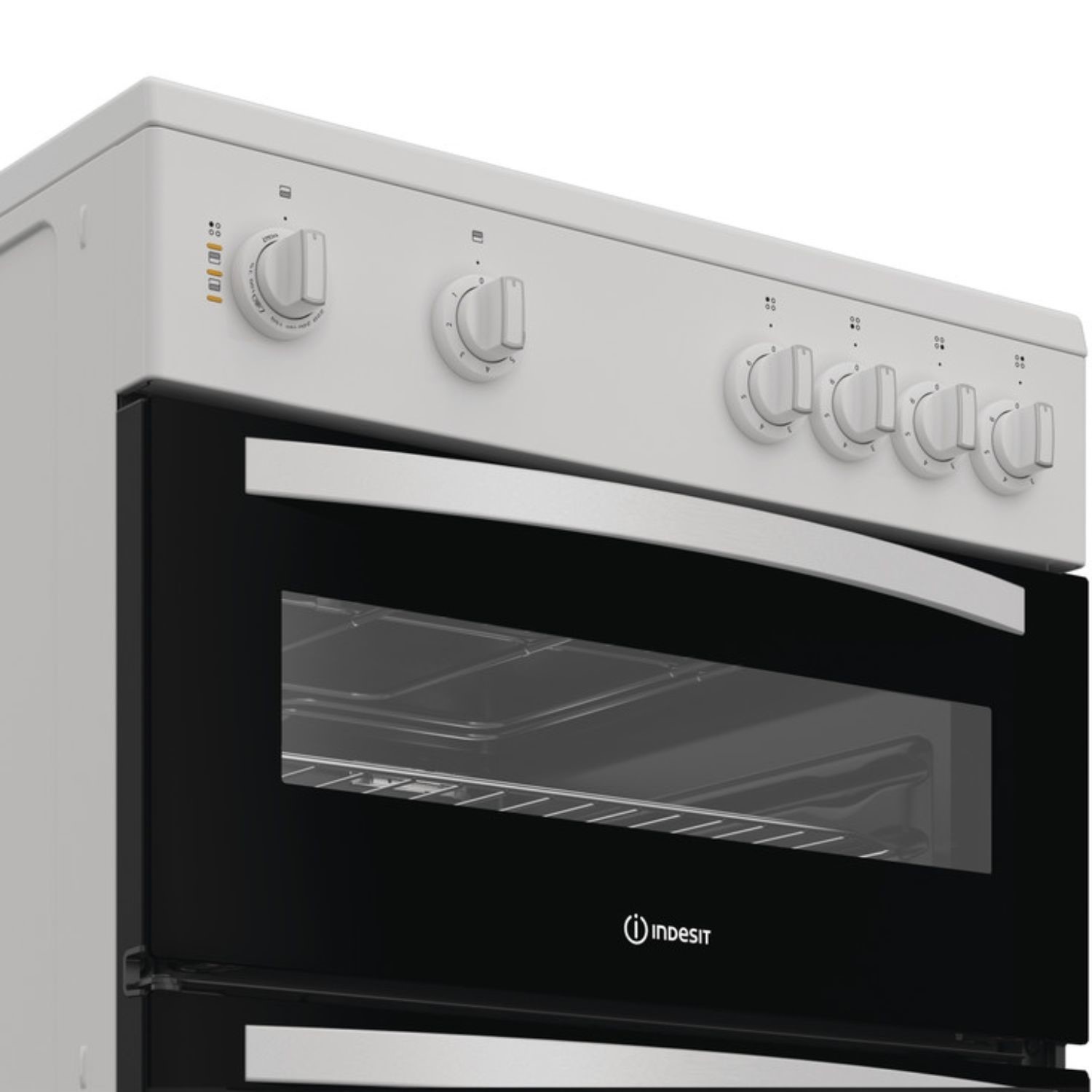 Indesit ITE6VMW 60 Cm Electric Cooker With Ceramic Hob White Empire 