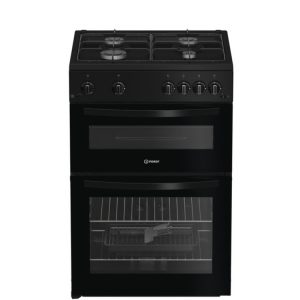 Indesit ITG6GB 60 cm Freestanding Gas Cooker – Black