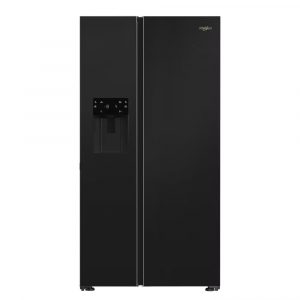 Whirlpool WHG26574WXK5UK 580L Dual No Frost American Fridge Freezer – Black Inox