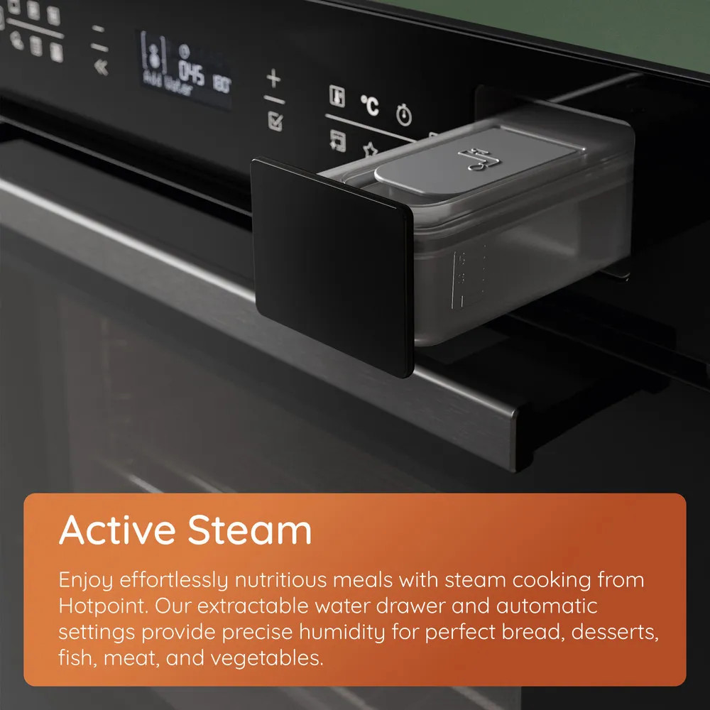 Hotpoint HOI6A8PT1SXUK Class 6 Single Fan Oven - Dual Clean (Pyro & Hydro) - Stainless Steel image 11