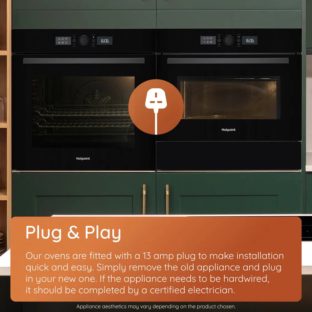 Hotpoint HOI6A8PT1SXUK Class 6 Single Fan Oven - Dual Clean (Pyro & Hydro) - Stainless Steel image 8