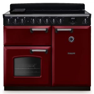 Rangemaster CLDL100EIPBOR/CM1 Classic Deluxe 100cm Induction Range Cooker – Bordeaux with Chrome Trim