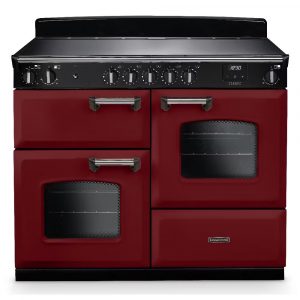 Rangemaster CLO110EIPBOR-CM1 Classic 110cm OC Induction Range Cooker – Bordeaux with Chrome Trim