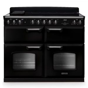 Rangemaster-Classic-Deluxe-CLDLB110EIPGBL-CM1-110cm-Induction-Range-Cooker-–-Gloss-Black-with-CHROME-Trim