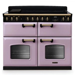 Rangemaster-Classic-Deluxe-CLDLB110EIPHTH-AB1-110cm-Induction-Range-Cooker-–-Heather-with-Antique-Brass-Trim