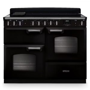 Rangemaster-Classic-Deluxe-CLDLO110EIPGBL-CM1-110cm-Induction-Range-Cooker-–-Gloss-Black-with-Chrome