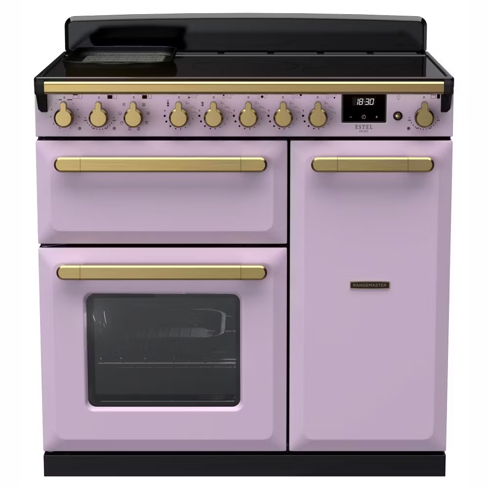 Rangemaster ESDL90EIPHTH/AB1 Estel Deluxe 90cm Induction Range Cooker ...