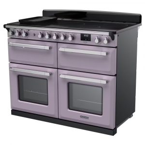 Rangemaster ESDLB110EIPHTH-CM1 Estel Deluxe BC 110cm Induction Range Cooker – Heather with Chrome Trim 1